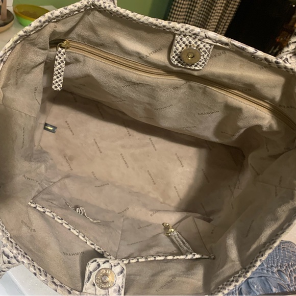 Brahmin Snakeskin Tote & crocodile wallet - Picture 6 of 10